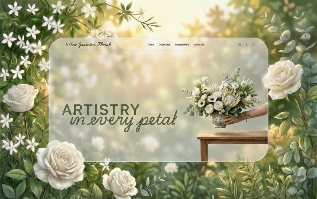 Jasmine Florals - Detail view 1